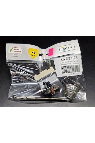 Ego 55.32574.010 Limit Termostat 360 C Trifaze 120mm Prob Ø4mm