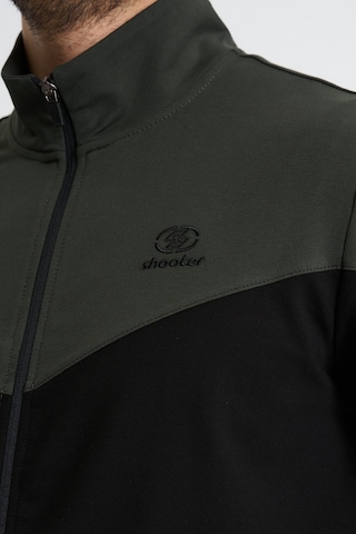 Shooter Sportswear Shooter Erkek Elite Mevsimlik Eşofman Takımı Rahat Form Günlük Kullanım Siyah