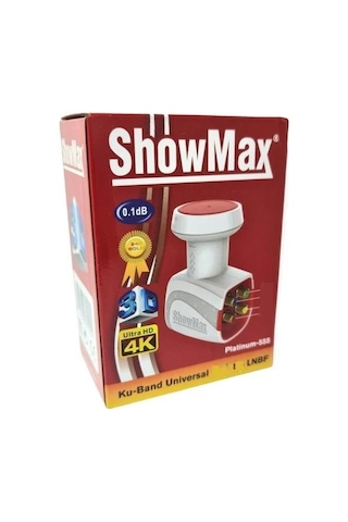 Showmax 4 Çıkışlı Uydu Çanak Anten Uyumlu Ultra Hd 4k Elembi Lnb