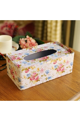 Çikolata Ücretsiz Kargo 2015 Yüksek Kaliteli Kırsal Tarzı Gül Deseni Doku Kutusu, Masaüstü Dekorasyon Demir Doku Kutuları