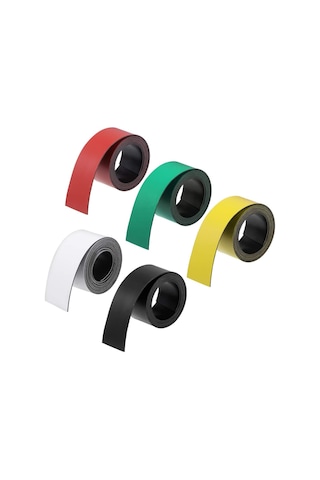 2 Metre Yazılabilir Şerit Mıknatıs Magnet Beyaz- 20 Mm Genişlik