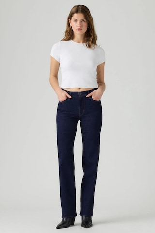 Levi's 723 Yüksek Bel Düz Kesim Dark İndigo Kadın Jean-16535 Lacivert