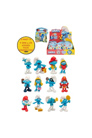 Şirinler 5 Cm Sürpriz Figür - 1 Adet