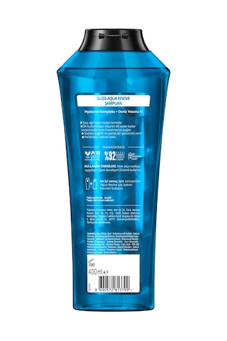 Gliss Aqua Revive Nemlendirici Şampuan 6 x 400 ML