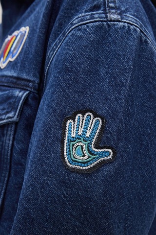 Adelina Koyu Mavi Kadın Denim Ceket-indigo İndigo