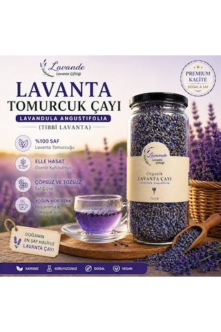 Lavande Lavanta Çiftliği Lavanta Tomurcuk Çayı Yeni Sezon 2025 70 G