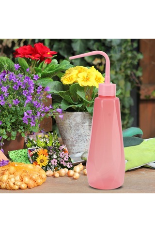 Tenfowee 2 Adet 480ml Fırtına Çeşitli Bitkiler İçin Silikon Hortumlu, Kıvrık Ağızlı, Basma Kontrollü Sulama Botu - Bahçe Ve Sukulent Bakımı Gereci