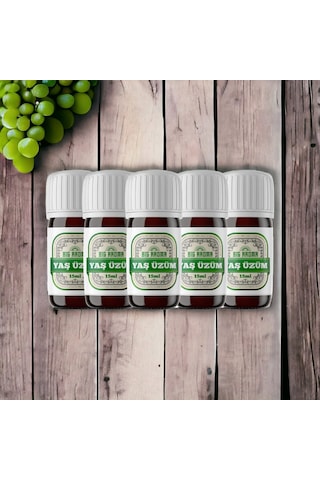Big Aroma Tekirdağ Yaş Üzüm Aroması 5 x 15 ML - 5 L Uyumlu