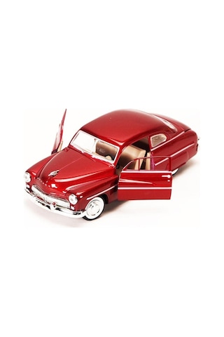 Motomax Kırmızı 1949 Mercury Coupe 1/24 Die Cast Model Araç