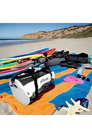 Sandwich Motion003 Hiturbo 60l Gri Plaj Ekipmanı Çantası - Dayanıklı Oxford Kumaş Gri