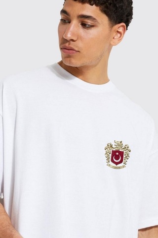 Prtnc Protonic Basic T-shirt Yeni Tasarım Türkiye Milli Logo Beyazbaskı