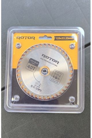 Ahşap Kesme Diski Rotor 125 22,23 40t