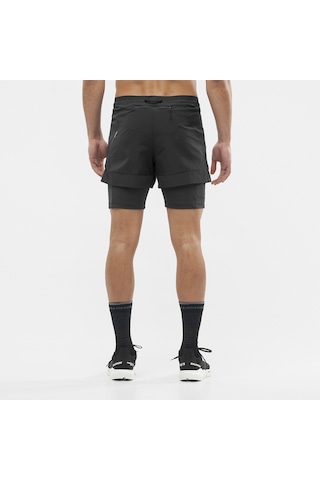 Salomon Cross 2ın1 Erkek Koşu Şortu Black Lc1872100 Siyah