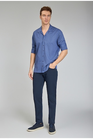 Bisse Regular Fit Apaj Yaka Lacivert Spor Erkek Gömlek Gmczg1722300204 D39 Lacivert