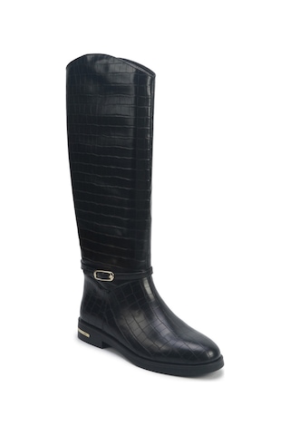 Nine West Nucıa2 5pr Siyah Kadın Düz Çizme 000000000102012417 Siyah