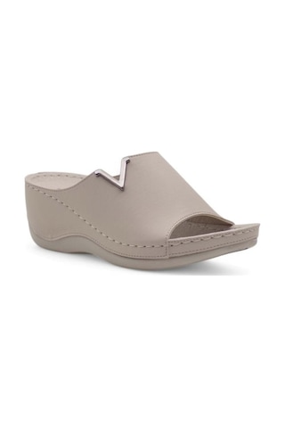 Muya Perla 31148-045 Anatomik Taban Kadın Terlik Krem 36-40 Krem