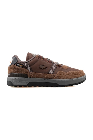 Lacoste Mens T-clip Winter Cordura 224 1 Sma Sneaker Günlük Spor Ayakkabı Kahverengi