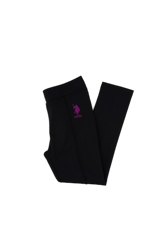 U.s. Polo Assn. Kız Çocuk Siyah Tayt 50316891-vr046 SiYAH