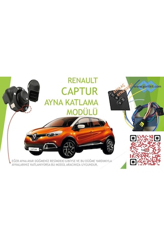 Renault Captur Kilide Duyarlı Ayna Kiti