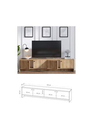 Decormet Jimmy Tv Sehpası Safir Meşe -dec-20046 Diğer