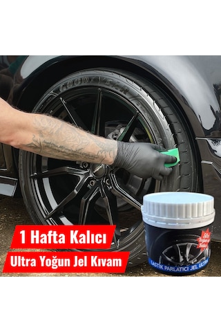 Lastik Parlatıcı Jel Ultra Yoğun 750gr Sünger Hediyeli
