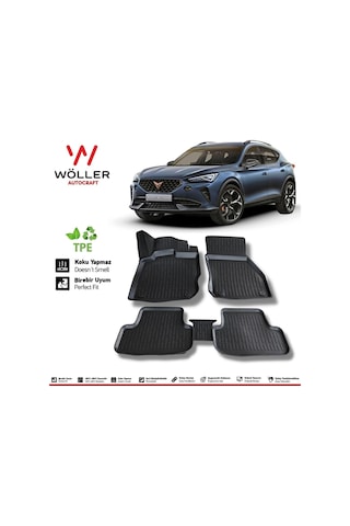 Cupra Formentor Paspas 2021 Sonrası 3d Havuzlu Paspas