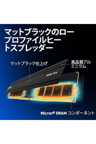 Crucial Pro 16 GB 6000 MHz CP16G60C48U5 DDR5 Ram