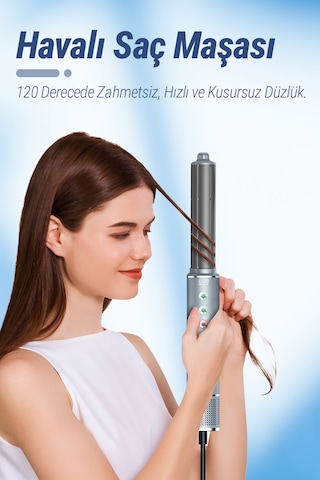 Veryfit WT634 Hava Üflemeli Saç Düzleştirici ve Şekillendirici Set