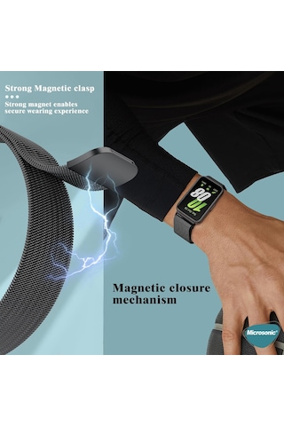Microsonic Xiaomi Smart Band 9 Pro Milanese Loop Kordon