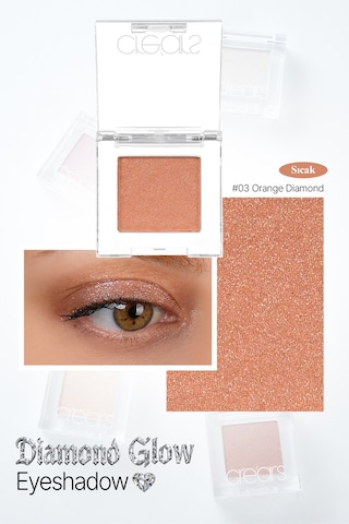 Cre'ars Diamond Glow Eyeshadow 03 Orange Diamond