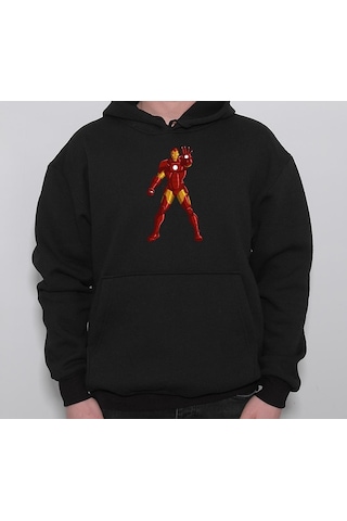 Iron Man Demir Adam Avengers Yenilmezler Tony Stark Sweatshirt Unisex Kapüşonlu Hoodie 001
