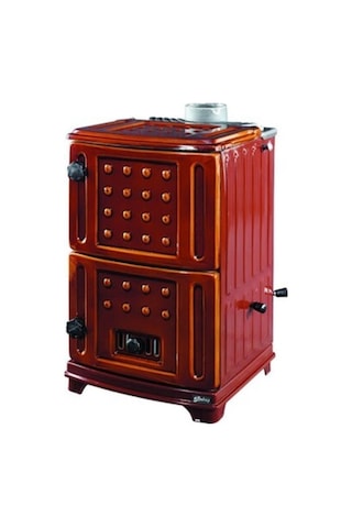 BEKAŞ 913 SOBA ÇİFT KAPAKLI DÖKÜM TURBO SOBA ATEŞ TUĞLALI