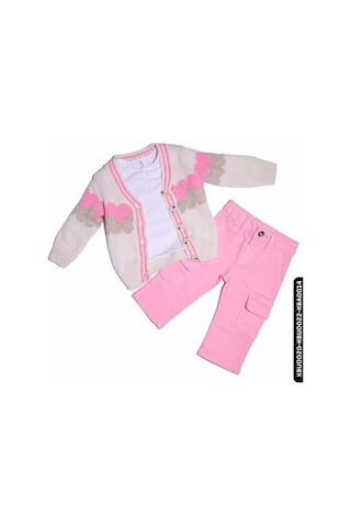 Xo Kids Kız Bebek Kot Pantolon 6-24 Ay 20604 Pembe