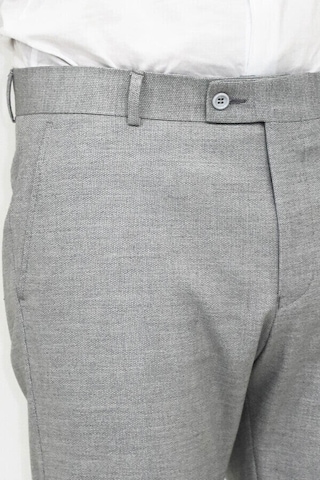 Wessi Desenli Slim Fit Gri Erkek Pantolon Gri