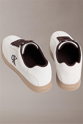 Calvin Klein Low Prof Cupsole Su Erkek Sneaker-14963 Beyaz