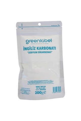 Greenlabel İngiliz Karbonatı 200 G