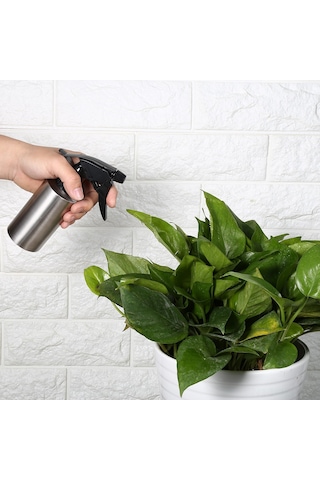 Geeroyoo 304 Paslanmaz Çelik 350ml Sprey Sulama Kabı - Buhar/akı Kontrol, Çok Amaçlı Bitki, Saç Bakımı, Temizlik
