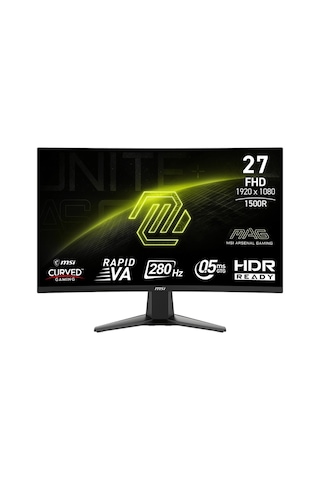 Msı Mag 276cxf 27" 280hz 0.5ms Hdmı Dp Hdr Ready Adaptivesync Fhd Rapid Va Curved Gaming Monitör
