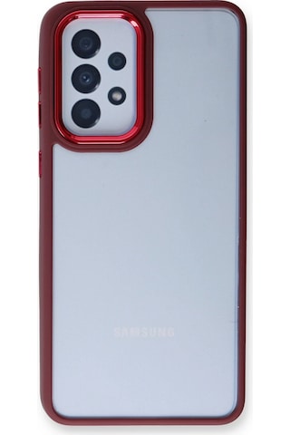 Newface Samsung Galaxy Uyumlu A73 5g Kılıf Dora Kapak Glblseme - 93 - Kırmızı
