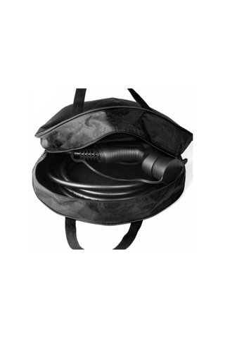 Novahub 16 Yuvarlak Su Hortumu Çantası Kablo Saklama Taşıma Çantası, Siyah, 600d Oxford Kumaş, Karavan Bahçe Ekipmanları İçin Siyah