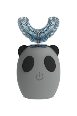 Sones U Şeklinde Güzellik Aleti Ultrasonik Titreşim Diş Usb Şarjlı Çocuk Elektrikli Diş Fırçası, Stil: 8-15 Yaş Arası Koyu Gri