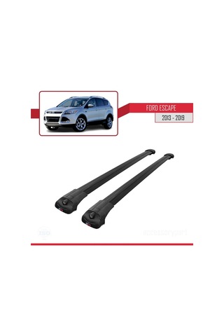 Ford Escape 2013-2019 Arası İle Uyumlu Ace-1 Ara Atkı Tavan Barı Siyah