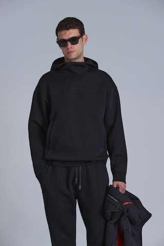 Lufian Erkek Robust Sweatshirt 112030136 Siyah Siyah