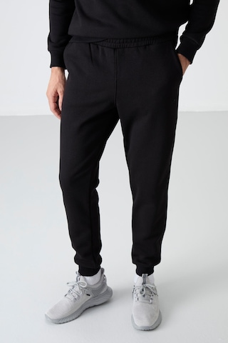 Tommy Life Andy Siyah Şardonlu Erkek Eşofman Takım - 85190 Siyah