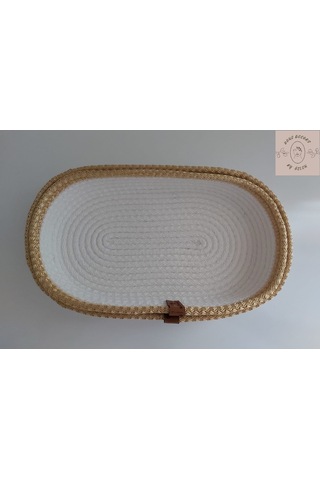 2'li Oval Sepet Takımı (Gold&Ekru) 29x5-25x5