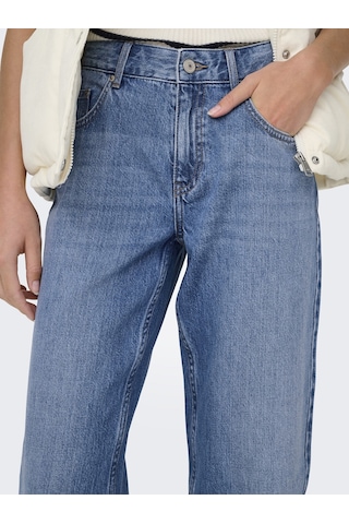 Only Mom Jean Düz Kesim Kot Pantolon 15339975 Mavi