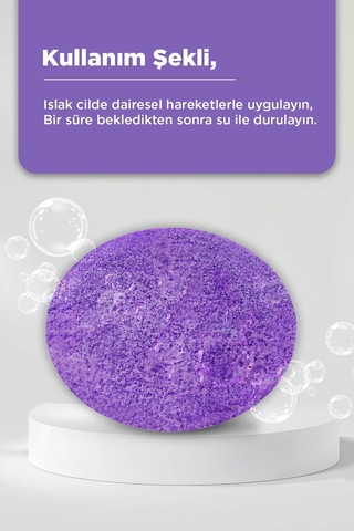 Lavanta Özlü Batık Ve Çilek Bacak Onarımına Yardımcı Doğal Süngerli Sabun 130gr Lavanta