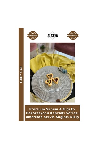 Premium Sunum Altlığı Ev Dekorasyonu Kahvaltı Sofrası Amerikan Servis Sağlam Dikiş Çok Renkli