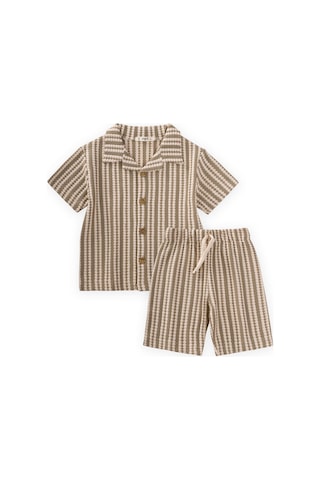 Cigit Retro Gömlek Takım 2-8 Yaş S Vizon Vizon