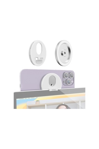 Neevoyu İphone 12/13/14 Serisi İçin Manyetik Telefon Tutucusu, 1/4 Vida Deliği İle Mac Kamera Dönüştürücü - Vrıg Mg-12